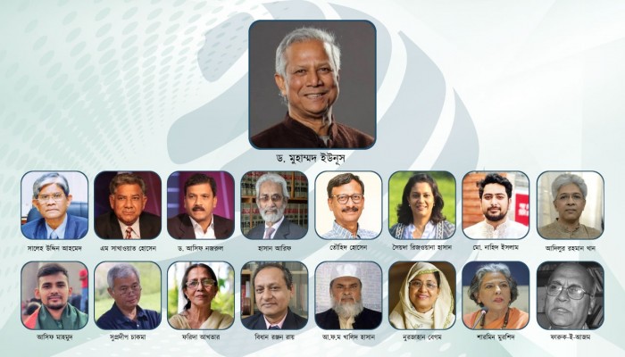 উপদেষ্টারা কে কোন মন্ত্রণালয় পেলেন উপদেষ্টারা কে কোন মন্ত্রণালয় পেলেন