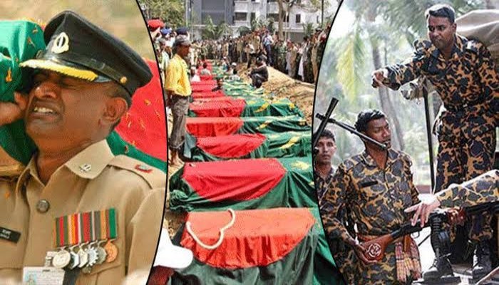 বিডিআর বিদ্রোহ : শেখ হাসিনাসহ ১৩ জনের বিরুদ্ধে মামলা বিডিআর বিদ্রোহ : শেখ হাসিনাসহ ১৩ জনের বিরুদ্ধে মামলা