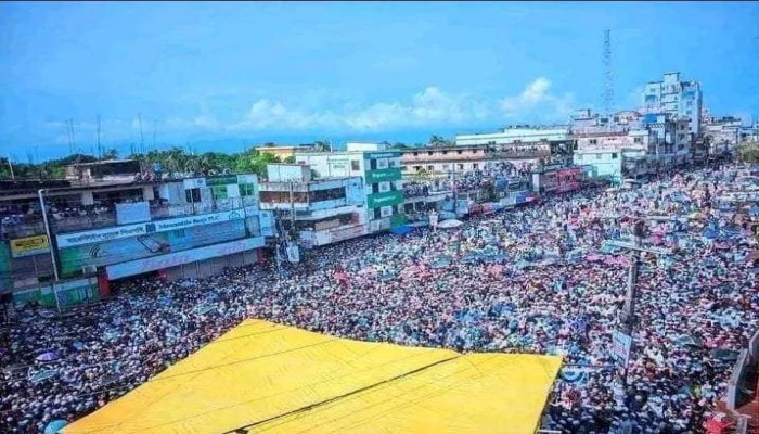 বাংলাদেশ খেলাফত মজলিসের গণসমাবেশে মানুষের ঢল বাংলাদেশ খেলাফত মজলিসের গণসমাবেশে মানুষের ঢল