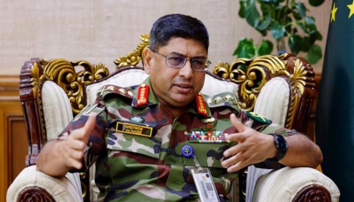 ১৮ মাসের মধ্যে যাতে নির্বাচন হয়, সে জন্য অন্তর্বর্তী সরকারকে সমর্থনের অঙ্গীকার সেনাপ্রধানের ১৮ মাসের মধ্যে যাতে নির্বাচন হয়, সে জন্য অন্তর্বর্তী সরকারকে সমর্থনের অঙ্গীকার সেনাপ্রধানের