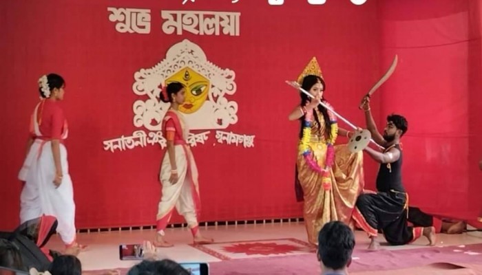 শারদীয় দুর্গোৎসবের আনুষ্ঠানিকতা শুরু শারদীয় দুর্গোৎসবের আনুষ্ঠানিকতা শুরু