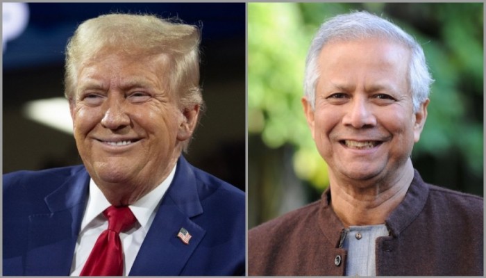 ট্রাম্প প্রশাসনের সঙ্গে কাজ করতে উন্মুখ হয়ে আছি : শুভেচ্ছাবার্তায় ড. ইউনূস ট্রাম্প প্রশাসনের সঙ্গে কাজ করতে উন্মুখ হয়ে আছি : শুভেচ্ছাবার্তায় ড. ইউনূস
