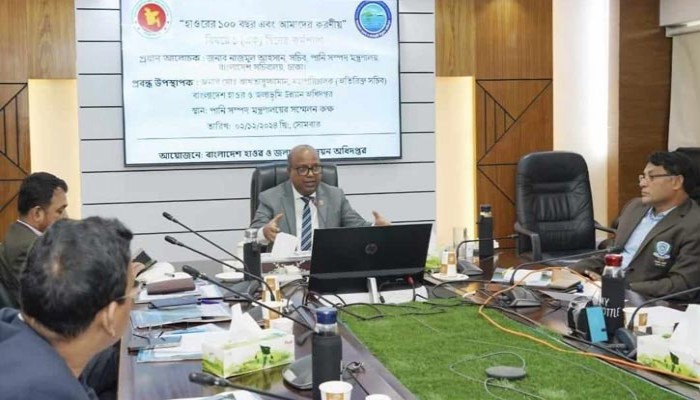 হাওর জলাভূমির জীবন্ত সত্তা, একে বাঁচিয়ে রাখতে হাওরবাসীর সংশ্লিষ্টতা প্রয়োজন : পানিসম্পদ সচিব হাওর জলাভূমির জীবন্ত সত্তা, একে বাঁচিয়ে রাখতে হাওরবাসীর সংশ্লিষ্টতা প্রয়োজন : পানিসম্পদ সচিব