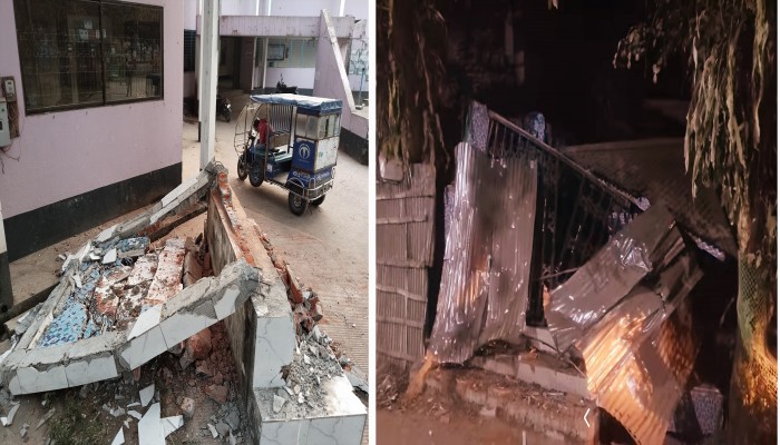 শহরে বঙ্গবন্ধুর ৫টি ম্যুরাল ও ডংকা শাহ মোকাম ভাঙচুর শহরে বঙ্গবন্ধুর ৫টি ম্যুরাল ও ডংকা শাহ মোকাম ভাঙচুর
