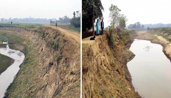 ঝুঁকিপূর্ণ বাঁধে ক্লোজার প্যালাসাইডিংয়ের দাবি কৃষকদের ঝুঁকিপূর্ণ বাঁধে ক্লোজার প্যালাসাইডিংয়ের দাবি কৃষকদের