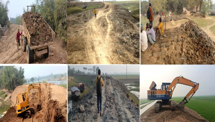 এবারও হাওরের মাটি কাটা হচ্ছে কলমে! এবারও হাওরের মাটি কাটা হচ্ছে কলমে!