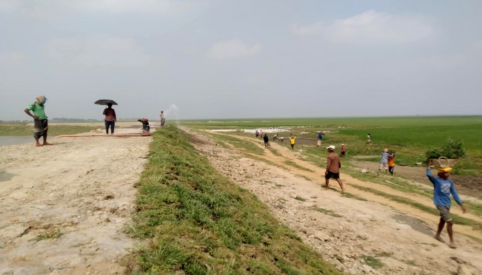 জগন্নাথপুরে বাঁধের কাজ এখনো শেষ হয়নি জগন্নাথপুরে বাঁধের কাজ এখনো শেষ হয়নি