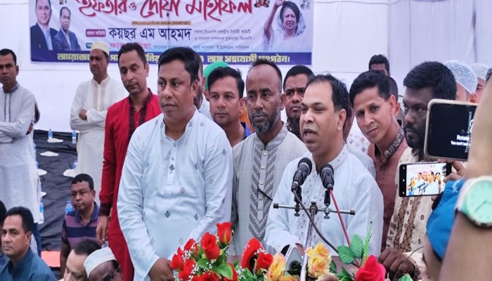 শেখ পরিবারসহ আওয়ামী লীগের সবাই দুর্নীতিবাজ : কয়ছর এম আহমদ শেখ পরিবারসহ আওয়ামী লীগের সবাই দুর্নীতিবাজ : কয়ছর এম আহমদ