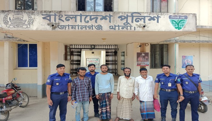 গাঁজাসহ চার মাদক ব্যবসায়ী গ্রেফতার গাঁজাসহ চার মাদক ব্যবসায়ী গ্রেফতার