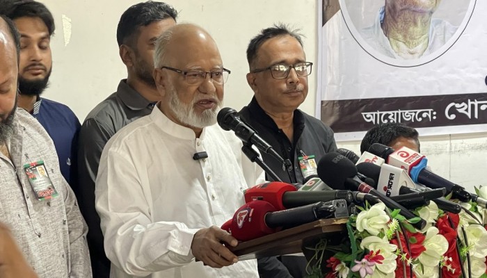 টালবাহানা না করে দ্রুত নির্বাচনের ঘোষণা দেন : খন্দকার মোশাররফ টালবাহানা না করে দ্রুত নির্বাচনের ঘোষণা দেন : খন্দকার মোশাররফ