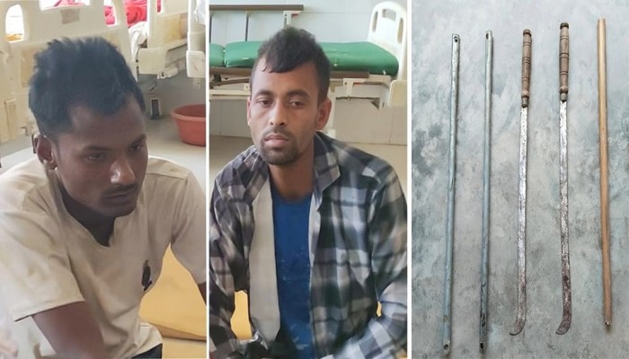 তল্লাশি করতে ট্রাকে ওঠা পুলিশ সদস্যকে নিয়ে পালানোর চেষ্টা, দুই ডাকাত গ্রেফতার তল্লাশি করতে ট্রাকে ওঠা পুলিশ সদস্যকে নিয়ে পালানোর চেষ্টা, দুই ডাকাত গ্রেফতার