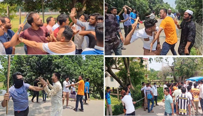 ইউএনও’র বিরুদ্ধে বিক্ষোভ মিছিলে বিএনপি সমর্থকদের হামলা ইউএনও’র বিরুদ্ধে বিক্ষোভ মিছিলে বিএনপি সমর্থকদের হামলা