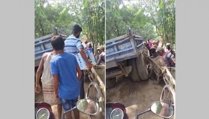 দোয়ারাবাজারে ট্রাকজটে করুণ মৃত্যু মায়ের কোলেই নিভে গেল নতুন প্রাণ দোয়ারাবাজারে ট্রাকজটে করুণ মৃত্যু মায়ের কোলেই নিভে গেল নতুন প্রাণ