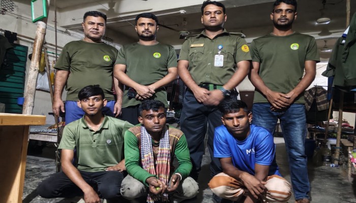 তাহিরপুর সরকারী আবাসিক এলাকায় গাঁজাসেবন, তিনজনকে ৬০ দিন করে কারাদণ্ড
