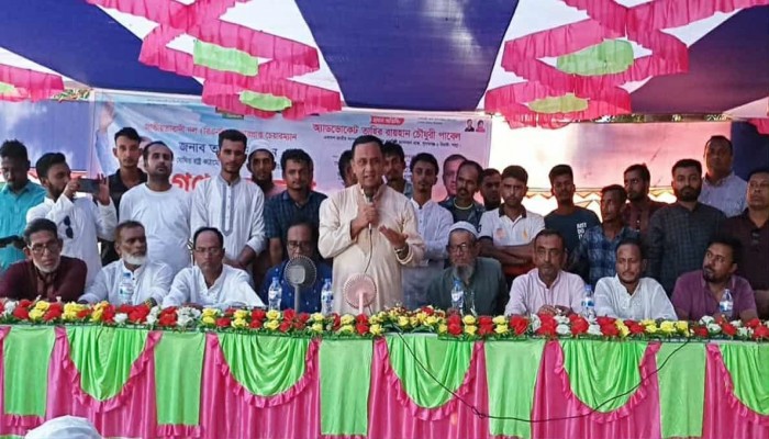 বিভেদ ভুলে ধানের শীষের প্রার্থীকে বিজয়ী করতে হবে : পাবেল চৌধুরী
