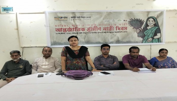 আন্তর্জাতিক গ্রামীণ নারী দিবসে নারী সমাবেশ ও পিঠা উৎসব