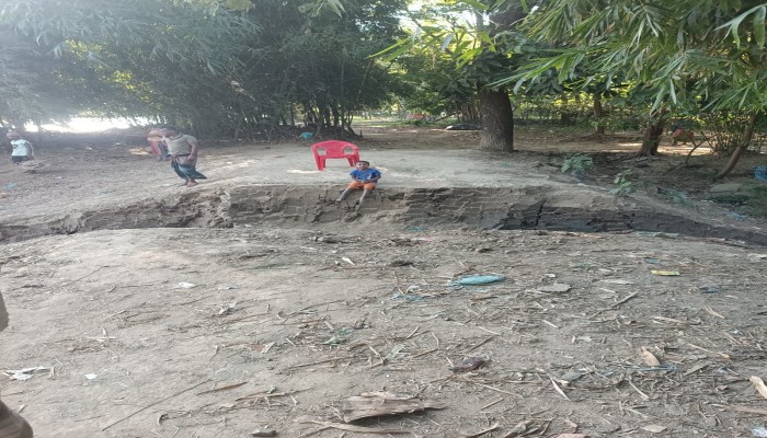রঙ্গারচরে ফসলরক্ষা বাঁধ কেটে দিয়েছে প্রভাবশালীরা