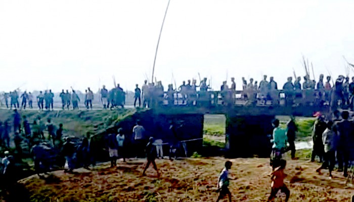 জগন্নাথপুরে দুই গ্রামবাসীর সংঘর্ষে অর্ধশতাধিক আহত