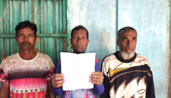 পুত্রের মুক্তি দাবিতে পিতার সংবাদ সম্মেলন