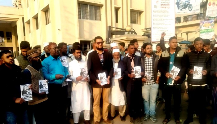 জগন্নাথপুরে এমপি প্রার্থী তালহা আলমের গণসংযোগ