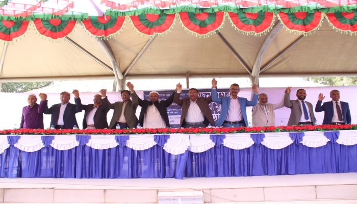 সুনামগঞ্জ-৪ আসনে প্রতিদ্বন্দ্বী প্রার্থীদের নিয়ে জনগণের মুখোমুখি অনুষ্ঠান