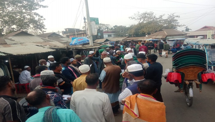 জামালগঞ্জে ১০ দলীয় প্রার্থী মুজাম্মিল হকের গণসংযোগ