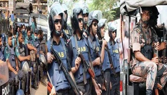 জেলাজুড়ে নিরাপত্তা ব্যবস্থা জোরদার