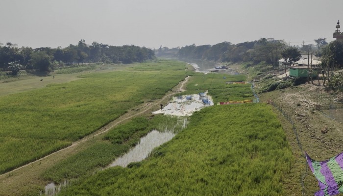 নাব্যতা হারিয়ে পুরাতন সুরমা, কালনীসহ বহু নদীতে চর