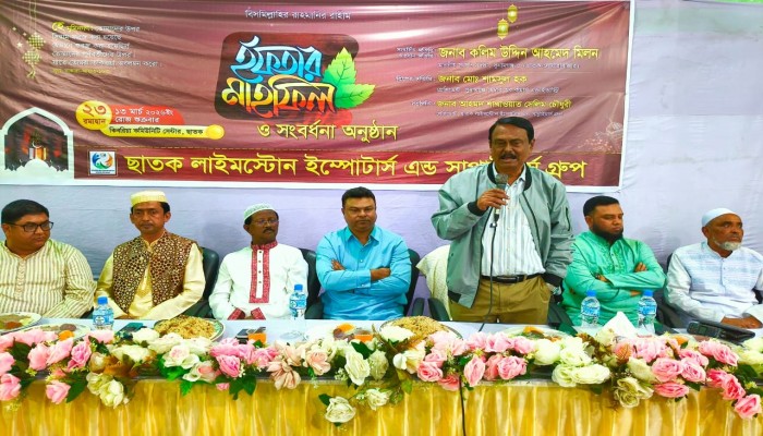 এমপি কলিম উদ্দিন মিলনকে সংবর্ধনা প্রদান