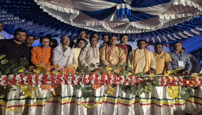 জগন্নাথপুরে পূজা উদযাপন পরিষদের দ্বিবার্ষিক সম্মেলন অনুষ্ঠিত