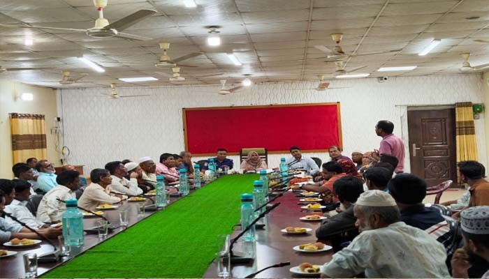 ‎জামালগঞ্জে ফসল রক্ষা বাঁধ পিআইসি কমিটির সভা