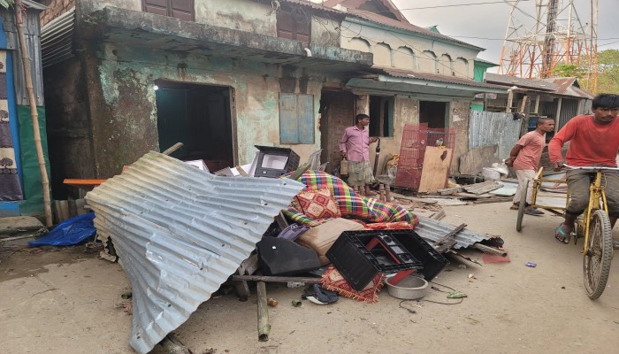 শাল্লায় নিরীহ পরিবারের বাসা দখলে ঘোষণা দিয়ে হামলা