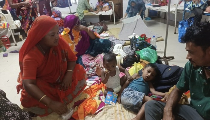 হাসপাতালে বাড়ছে হামে আক্রান্ত শিশু পৃথক আইসোলেশন ওয়ার্ড চালু