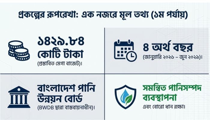 হাওরে সংকট, ফসল রক্ষায় সরকারের হাজার কোটি টাকার প্রকল্প
