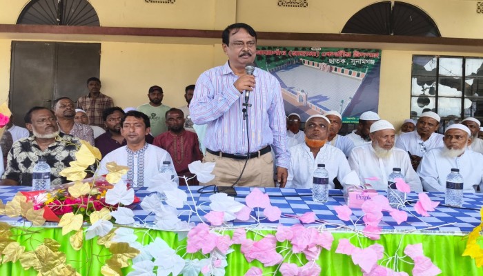 ছাতকে ঈদগাহ পরিদর্শনে এমপি মিলন উন্নয়নকাজে একাধিক বরাদ্দ ঘোষণা