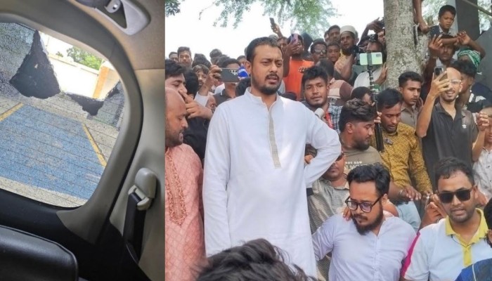 নাসীরুদ্দীন পাটওয়ারীর গাড়িবহরে হামলা-ডিম নিক্ষেপ, পুলিশ বলছে মিথ্যা