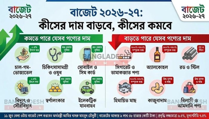 দাম বাড়তে পারে, কমতে পারে যেসব পণ্য ও সেবার