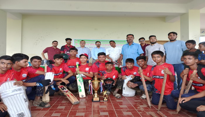 আন্তঃশিক্ষা প্রতিষ্ঠান টি-১০ ক্রিকেটে দিরাই উচ্চ বিদ্যালয় চ্যাম্পিয়ন