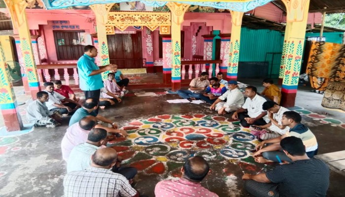 ‎সুনামগঞ্জ জেলা পূজা উদযাপন পরিষদের সম্মেলন উপলক্ষে জামালগঞ্জে প্রস্তুতিমূলক সভা