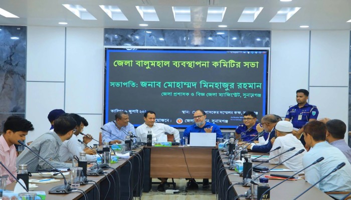 অবৈধভাবে বালু উত্তোলন রোধে টাস্কফোর্স অভিযান জোরদারের সিদ্ধান্ত