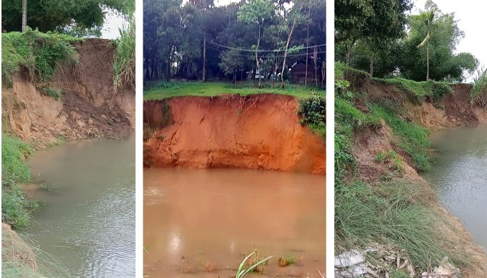 খাসিয়ামারা নদী গিলছে ভিটেমাটি