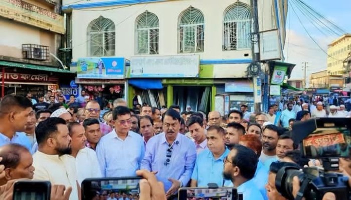 ছাতকে ফোরলেন সড়কের কাজ উদ্বোধন করলেন এমপি কলিম উদ্দিন মিলন
