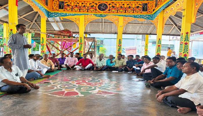 ‎জামালগঞ্জে এবছর ৫৫টি দূর্গাপূজা মন্ডপ, শান্তিপূর্ণ বাস্তবায়নে পূজা উদযাপন পরিষদের সাধারণ সভা