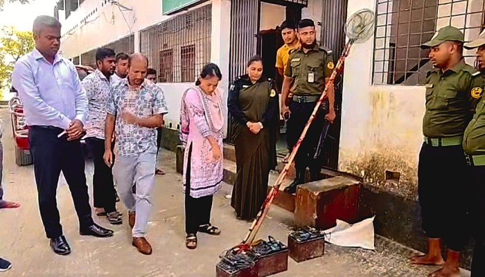 টাঙ্গুয়ার হাওরে ইলেকট্রিক শকে মাছ শিকার, সরঞ্জাম জব্দ