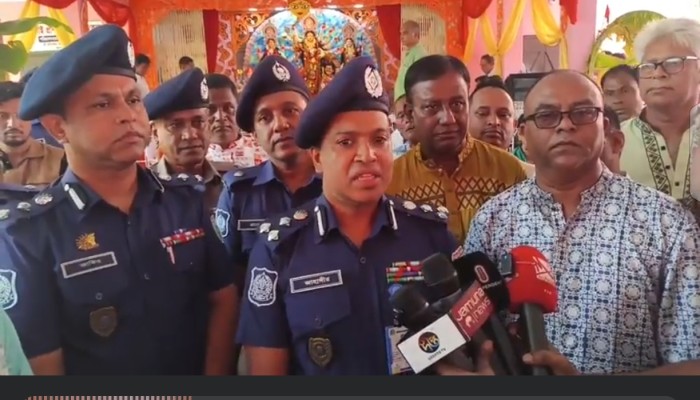 সুনামগঞ্জে দুর্গাপূজার নিরাপত্তাব্যবস্থা সন্তোষজনক: সিলেট রেঞ্জের ডিআইজি