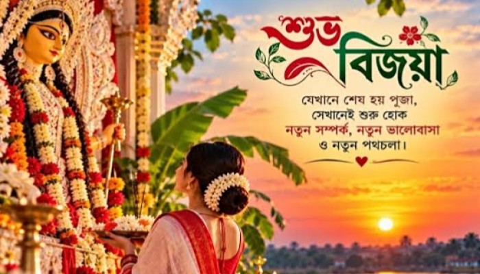 শুভ বিজয়া : অশুভের বিনাশ, সম্প্রীতি ও গণতন্ত্রের জয় হোক